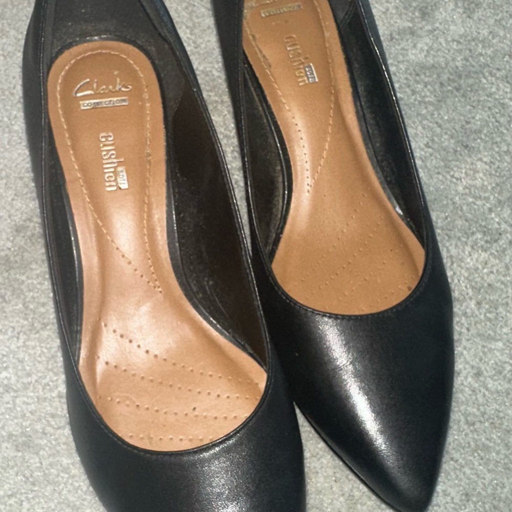 Clarks Women's Classic Black Heels